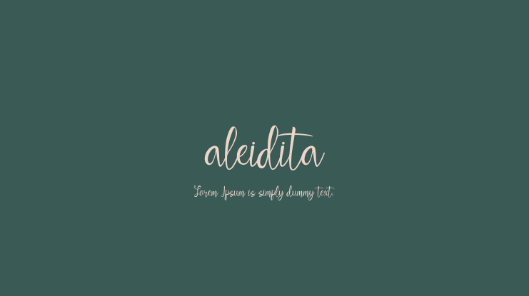 aleidita Font
