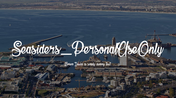 Seasiders_PersonalUseOnly Font