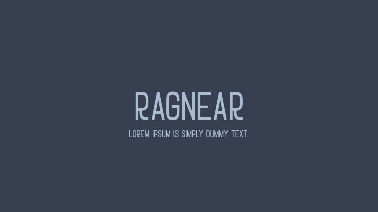 Ragnear Font Family
