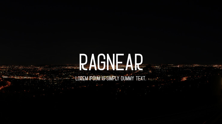 Ragnear Font Family