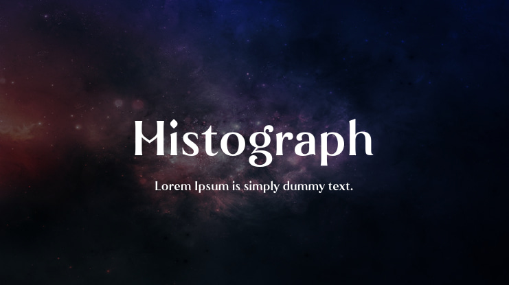 Histograph Font