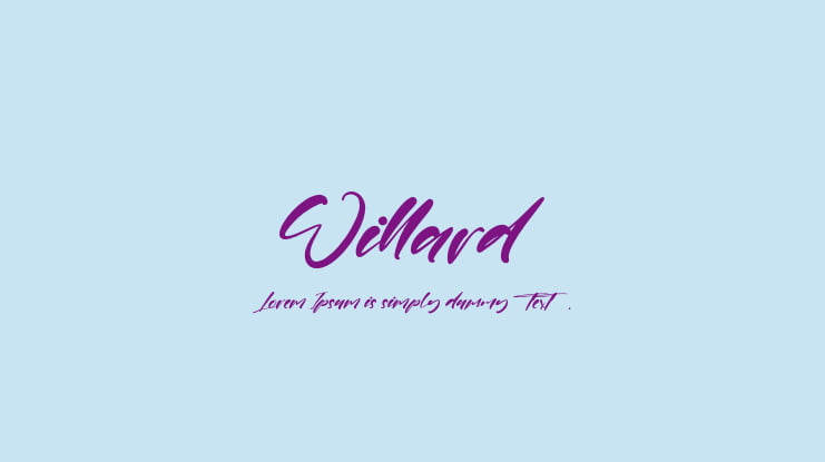 Willard Font
