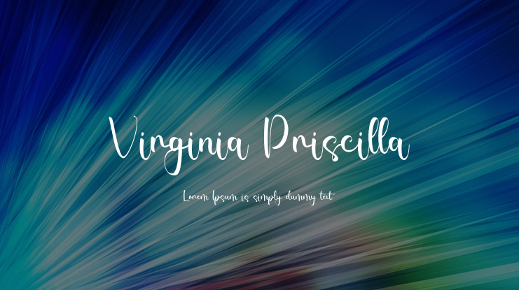 Virginia Priscilla Font