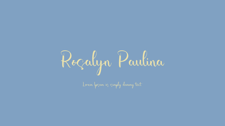 Rosalyn Paulina Font
