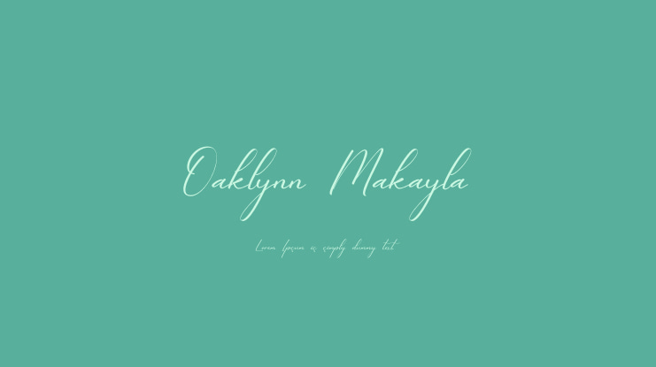 Oaklynn Makayla Font