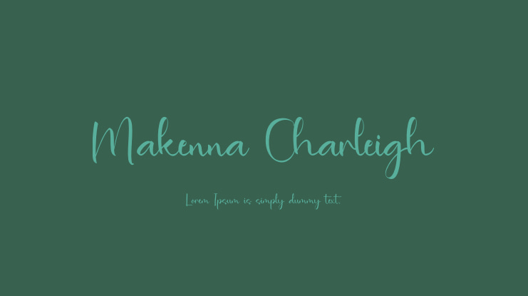 Makenna Charleigh Font