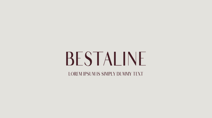 Bestaline Font