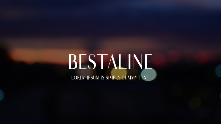 Bestaline Font