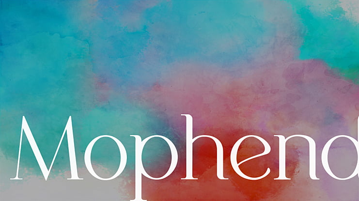 Mophend Font