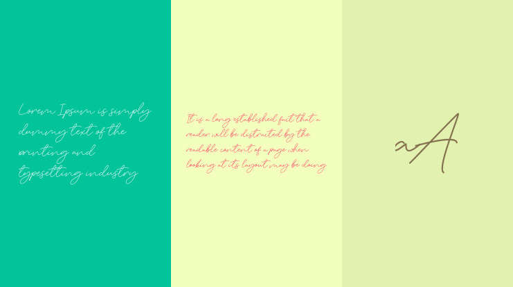 Marchey Signature Font