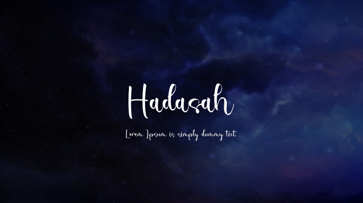 Hadasah Font