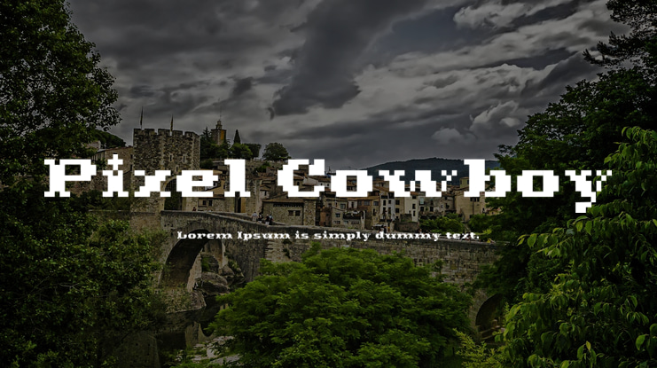 Pixel Cowboy Font