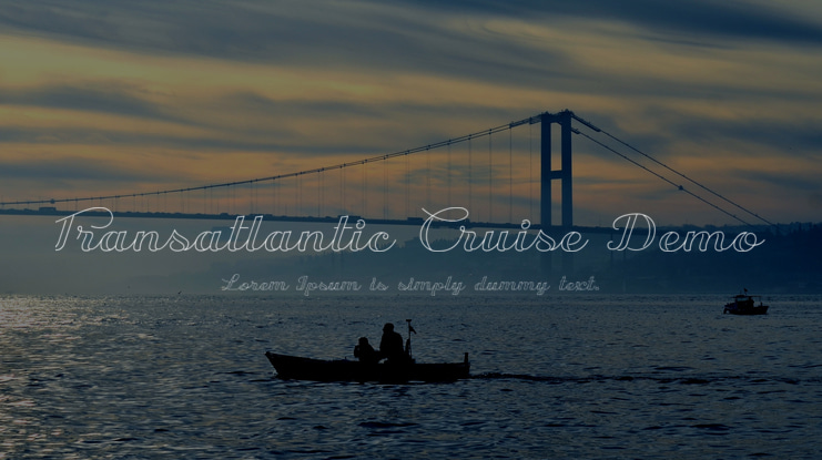 Transatlantic Cruise Demo Font
