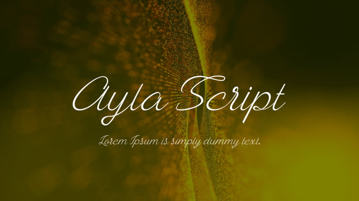 Ayla Script Font