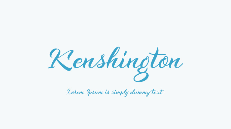 Kenshington Font