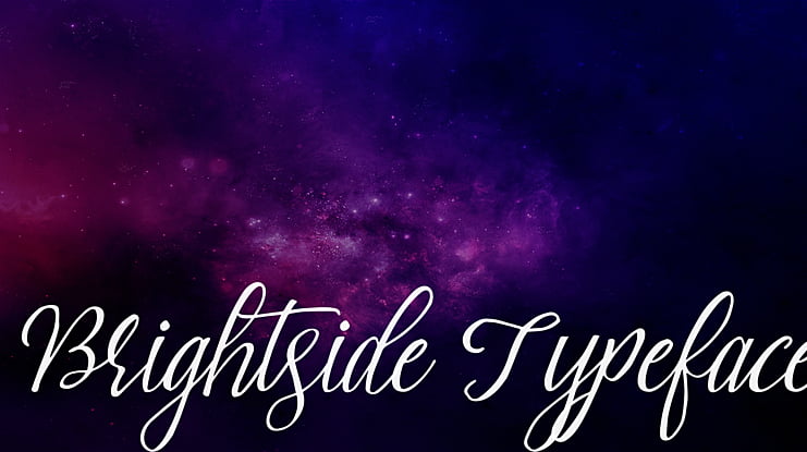 Brightside Typeface Font