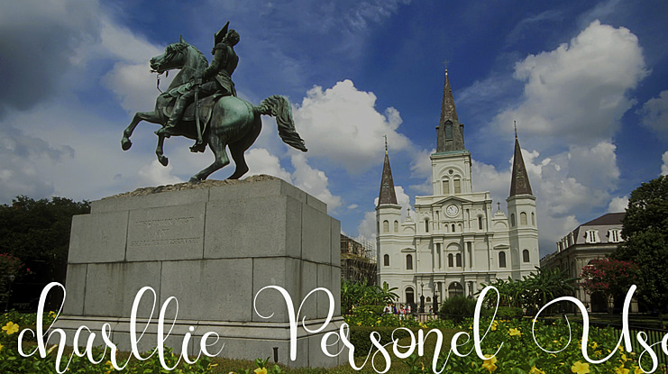 charllie Personel Use Font