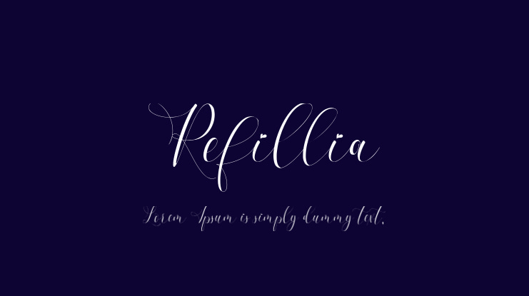 Refillia Font