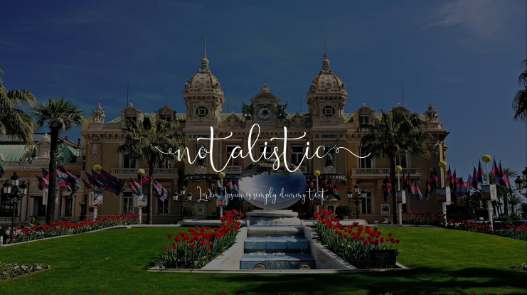 Notalistic Font