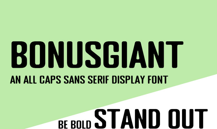 Bonus Giant Font