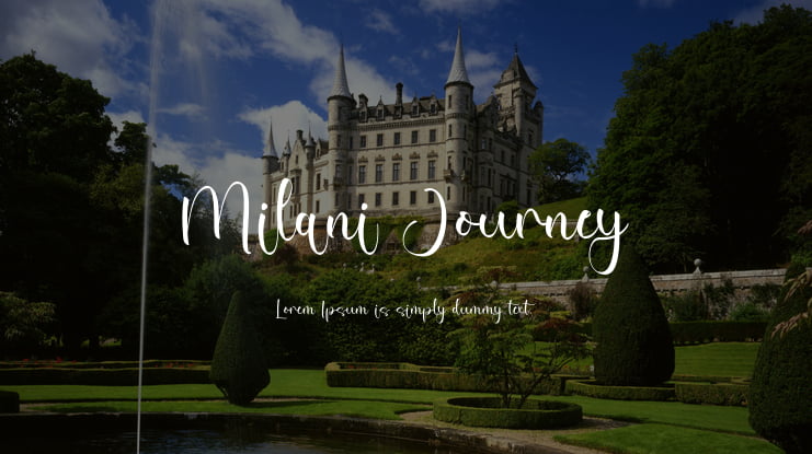 Milani Journey Font