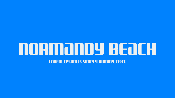 Normandy Beach Font Family
