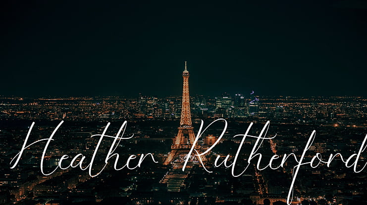 Heather Rutherford Font