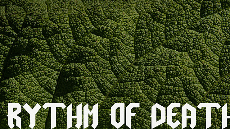 Rythm Of Death Font