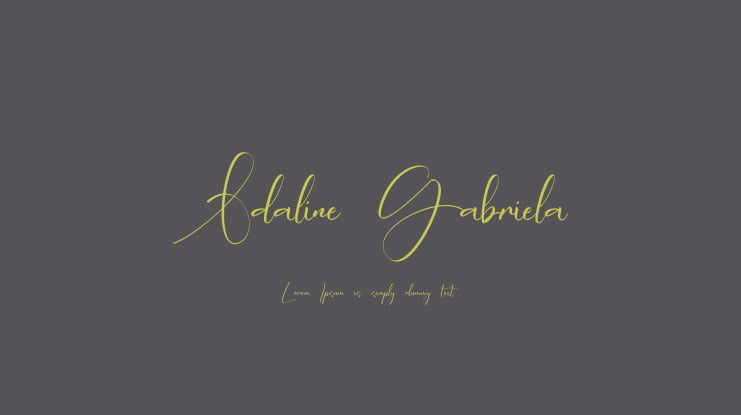 Adaline Gabriela Font