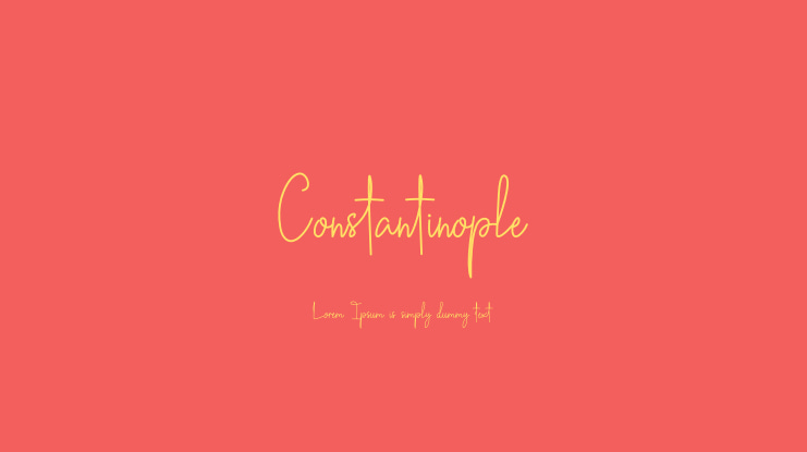 Constantinople Font