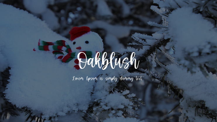 Oakblush Font