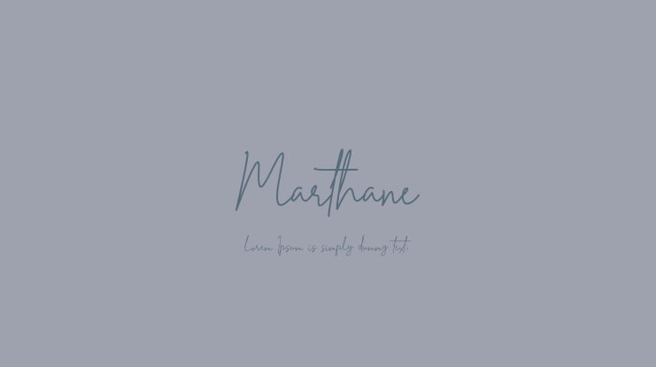 Marthane Font