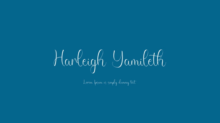 Harleigh Yamileth Font