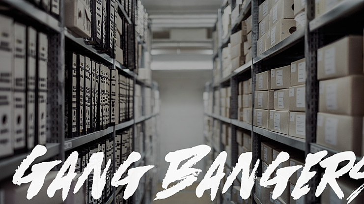 Gang Bangers Font
