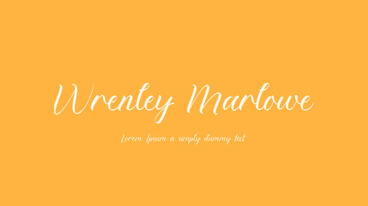 Wrenley Marlowe Font