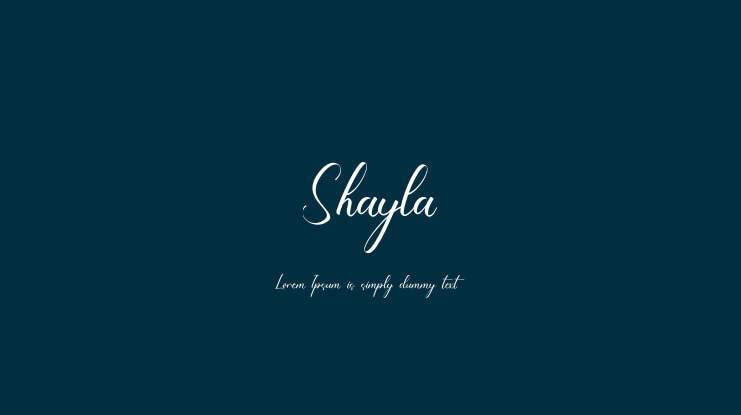 Shayla Font