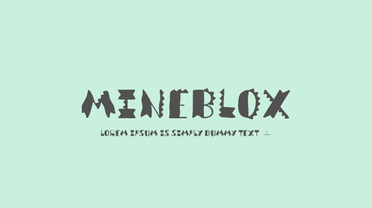 Mineblox Font