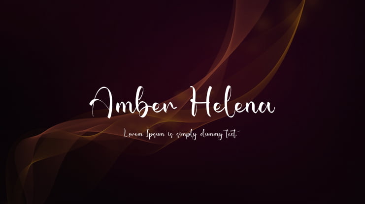 Amber Helena Font