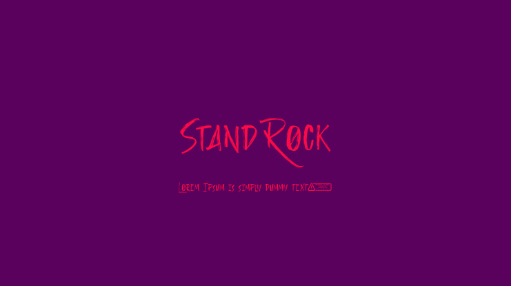 StandRock Font
