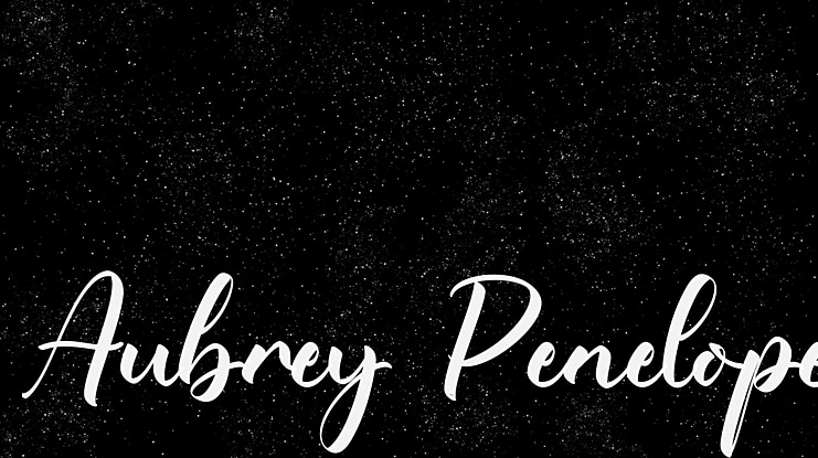 Aubrey Penelope Font