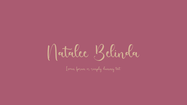 Natalee Belinda Font