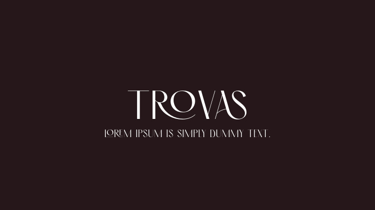 Trovas Font