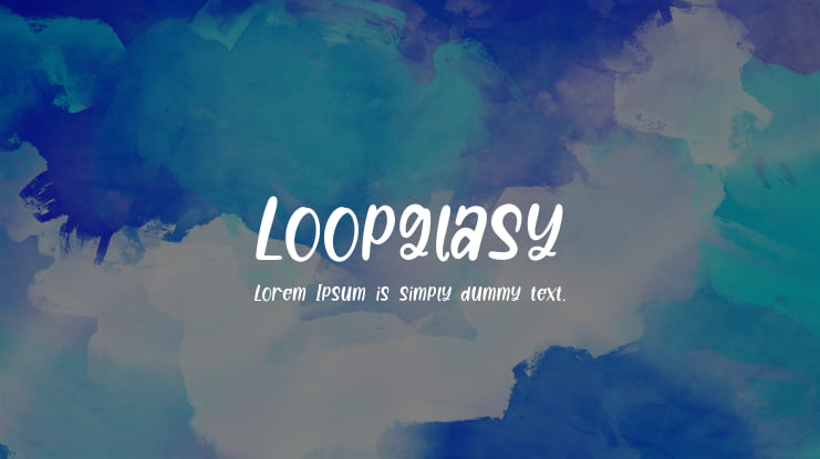 Loopglasy Font