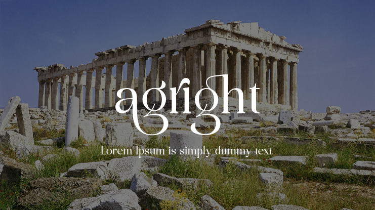 agright Font