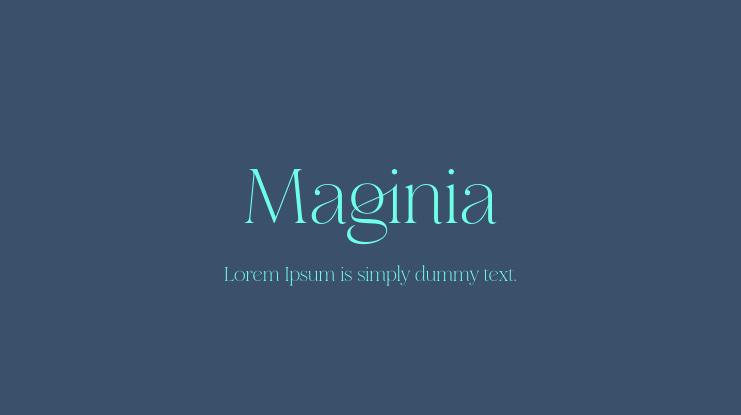 Maginia Font