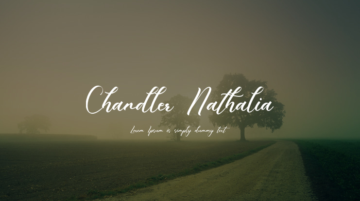Chandler Nathalia Font