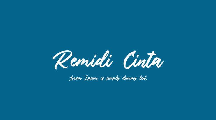 Remidi Cinta Font