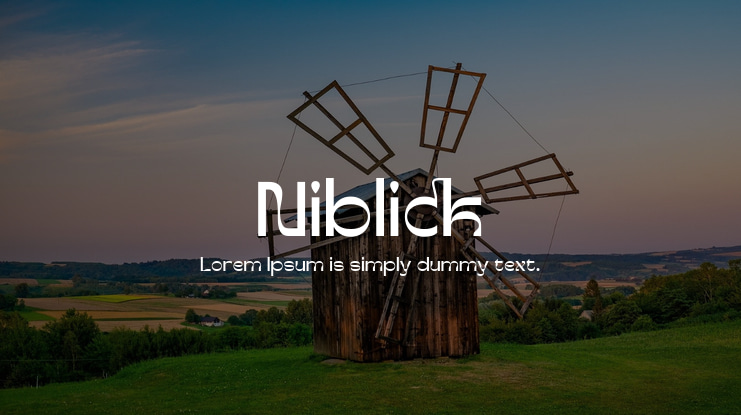 Niblick Font