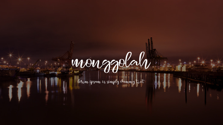 monggolah Font