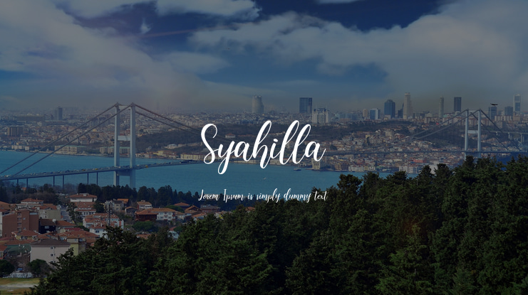Syahilla Font